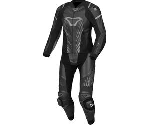 Tuta moto donna pelle divisibile Macna Tronniq Nero 42