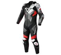 Tuta Moto Pelle Uomo Macna Ignite 1pc Black / Red