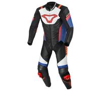 Tuta Moto Pelle Uomo Macna Varshall 1pc White / Red