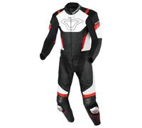 Tuta Moto Pelle Uomo Macna Varshall 2 pc Black / Red Taglia:52