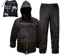 TUTA MOTO SCOOTER IMPERMEABILE PIOGGIA VENTO CON BORSA COMPLETO GIACCA PANTALONE