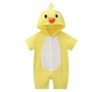 Tuta Neonato Invernali Infant-And-Toddler-Bodysuit Invernale in Flanella Playsuit da Sci con Cappuccio Vestitini per Neonati Maschi Inverno Spesso Neve Unisex Kids