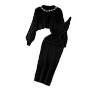 Tuta Nera Stretta Tuta Elegante Donna Matrimonio Tute Donna Nere Jumpsuit Premaman Tuta Elegante Donna Inverno Tuta Intera Fitness Donna Tailleur Pantalone da Donna Completo Giacca Gonna Completi