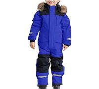 Tuta Neve Intera Bambini Tuta da Sci Impermeabile e Leggera Unisex Completo Sci Caldo con Cappuccio per Bambini e Bambine Tuta da Snowboard Invernale 1-15 Anni (A-Blue, 10-11 Years)