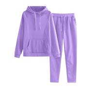 Tuta Palestra Da Donna Y2k Traspirante Felpa Con Cappuccio E Pantaloni Larghi Jogging Casual Tute Da Ginnastica Fitness Invernale Completi Due Pezzi Elegante Ginnastica Palestra Set Completo