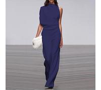 Tuta Pantaloni Casual Donna Asimmetrica Woman Asymmetric Jumpsuit Romper 660059