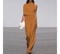 Tuta Pantaloni Casual Donna Asimmetrica Woman Asymmetric Jumpsuit Romper 660059