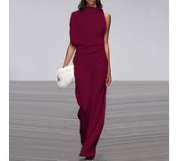 Tuta Pantaloni Casual Donna Asimmetrica Woman Asymmetric Jumpsuit Romper 660059