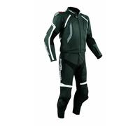 Tuta Pelle Moto Racing Pista Sport 2 Pezzi Divisibile Giacca Pantalone A-Pro