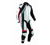Motorcycle Motorbike Full Body one pc Perforated Leather Race Suit Red 56