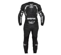 Tuta pelle racing intera Berik RSF TECH Nero Bianco Nero