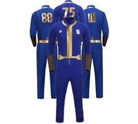Tuta per adulti Vault n. 88 n. 111 per cosplay, divisa per Halloween, blu (blu-75, XL)