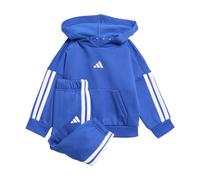 adidas Unisex - Bimbi 0-24 Essentials Hooded Jogger Track Suit, Royal Blue/White/White, 18-24 Months