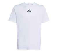 adidas Mixte enfant TRAIN ESSENTIALS 3-STRIPES T-SHIRT SET, white/black, 5-6 Years
