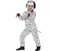 Tuta Per Cucciolo Di Cane Dalmazio Per Bambini 101 DALMATIANS Costume Elegante