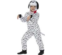 Tuta Per Cucciolo Di Cane Dalmazio Per Bambini 101 DALMATIANS Costume Elegante