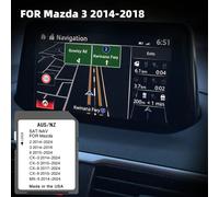 Tuta per Mazda 3 2014-2018 Aggiornamento veicolo 2024 Australia Mappe della Nuova Zelanda Scheda SD Compatibile con GPS Connect 1 Sistema di navigazione