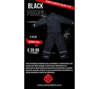 Tuta per moto antipioggia divisibile Giacca e pantalone anti acqua Moto