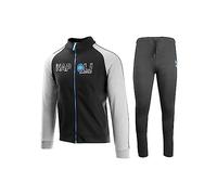 Tuta per Napoli Homewear Ragazzo Bambino Full Zip Nero Nero 5 Anni