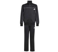 adidas Unisex - Bambini Junior Tricot Colourpop Tracksuit, black/white, 13-14 Years