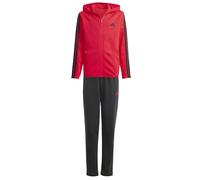 adidas Unisex - Bambini ESSENTIALS TRACKSUIT, pure ruby/black, 11-12 Years