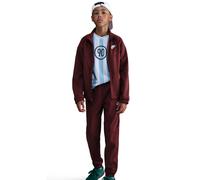 Tuta per ragazzi Nike Kids Dri-Fit Poly Knit Full Zip - dark team red/dark team red/white - Rosso (S)