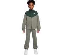 Tuta per ragazzi Nike Kids Dri-Fit Poly Knit Full Zip - light army/fir/white - Grigio (L)
