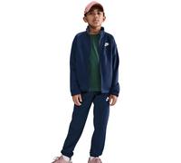 Tuta per ragazzi Nike Kids Dri-Fit Poly Knit Full Zip - midnight navy/midnight navy/white - Blu (S)