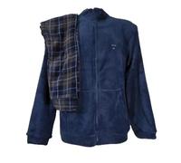 Tuta Pigiama casa Uomo pile coral invernale aperto avanti con cerniera Kissimo