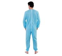Tuta Pigiama per Anziani Sanitari Aperta Dietro - Tessuto antistrappo M