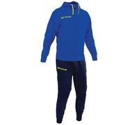 TUTA POKER GIVOVA ZIP INTERA CON CAPPUCCIO IN COTONE FRENCH TERRY SPORT PALESTRA