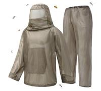 Tuta protettiva contro le mosche, giacca e pantaloni leggeri e traspiranti | Abbigliamento protettivo per tutto il corpo contro le mosche, per pesca, escursionismo, trekking, campeggio, apicoltura