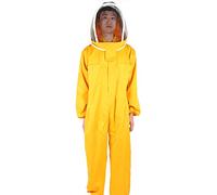 Tuta Protettiva per Apicoltura Attrezzatura Anti-tuta a Doppio Reparto Costume da Apicoltore Arancione Pregiato Qualità di Fornitura Senza Pari (XL)