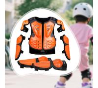 Tuta protettiva per moto per bambini con gomitiere e ginocchiere, protezione per