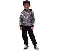 TUTA RAGAZZI JORDAN 85F239 023 STAMPATA COTONE GARZATO
