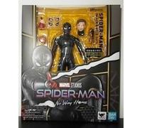 TUTA S.H.FIGUARTS SPIDER-MAN NERA E ORO No Way Home con parti bonus del viso ...