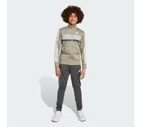 Tuta Seasonal Essentials Tiberio 3-Stripes Tricot Junior Silver Pebble / Grey Six / Metal Grey / White 9-10A