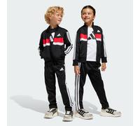 Tuta Seasonal Essentials Tiberio 3-Stripes Tricot Kids Black / White / Pure Ruby 3-4A