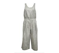 Tuta Senza Maniche Con Scollatura Profonda E Retro In Canapa Oliva Per Donna NWT