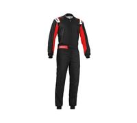 Tuta Sparco ROOKIE Kart Karting Auto Racing nera rossa - taglia Kids 130