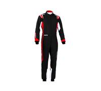 Tuta Sparco THUNDER Kart Karting Auto Racing (CIK FIA) nero rosso - taglia Ki...
