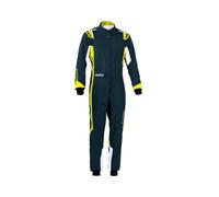 Tuta Sparco THUNDER Kart Karting Auto Racing nera gialla - taglia Kids 150