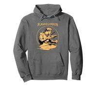Tuta Spaziale Flash Gordon Retro Comic Felpa con Cappuccio