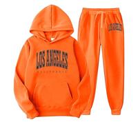 Tuta Sportiva Da Uomo Completa Fitness Set Tracksuit Felpa Taglie Forti Casual Abbigliamento Jogging Cotone Vintage Pullover con Cappuccio e Pantaloni Tute Ginnastica
