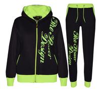 Tuta Sportiva Per Ragazze Designer The Power Design Top E Pantaloni 5-13 Anni