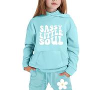 Tuta Sportiva Ragazza Set 2 Pezzi Ragazzi Ragazze Abbigliamento Bambine Felpa Pullover e Bambini Giacca pantaloni da jogging Morbido Cotone Non Felpato per le dei