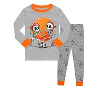 Tuta Sportiva Ragazzo Cotone Bambini Autunno Inverno Primavera Suit Animale Stampa a Maniche Lunghe con Stampa a Maniche Lunghe Set di Sudore con Cerniera Completa Set da 2 Pezzi