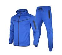 Tuta Sportiva Uomo Invernale Offerta Felpa Zip Con Cappuccio E Pantalone Jogging Completo Due Pezzi Comode Casual Tuta Sportiva Taglie Forti Completi Ginnastica Cotone Running Fitness Tracksuit