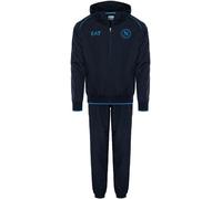 Tuta SSC Napoli EA7 Con Cappuccio Blu 2026 Bambino Adulto Microfibra Calcio