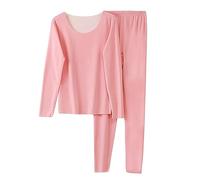 Tuta termica da donna invernale, biancheria intima termica da donna, set | Pantaloni da donna in cotone, pigiama da donna, in spugna, morbido, per il tempo libero, tuta intera, casual